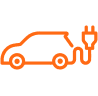 e-mobility car orange
